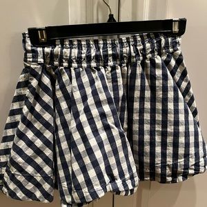 Hollister girls gingham skater skirt XS